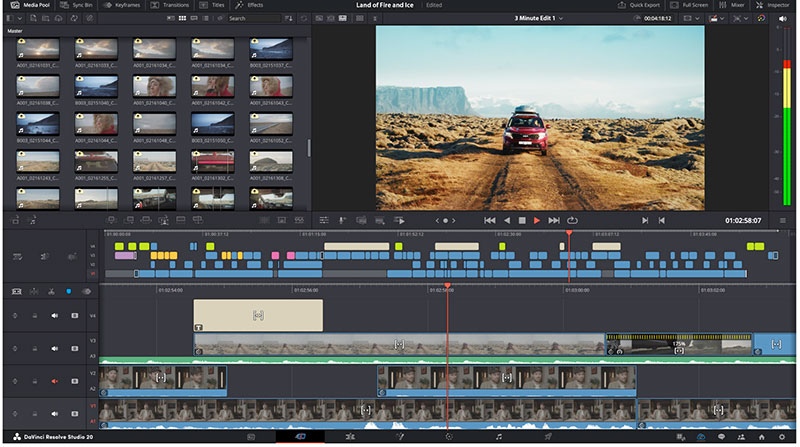 Blackmagic davinci resolve colour