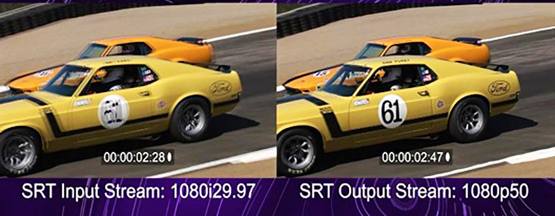 Cinnafilm Brings Real-Time Standards Conversion to Live Sports and Events Cinnafilm TACHYONLIVE