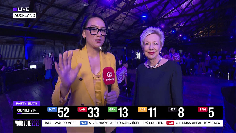 Vizrt TVNZ election 3D AR5