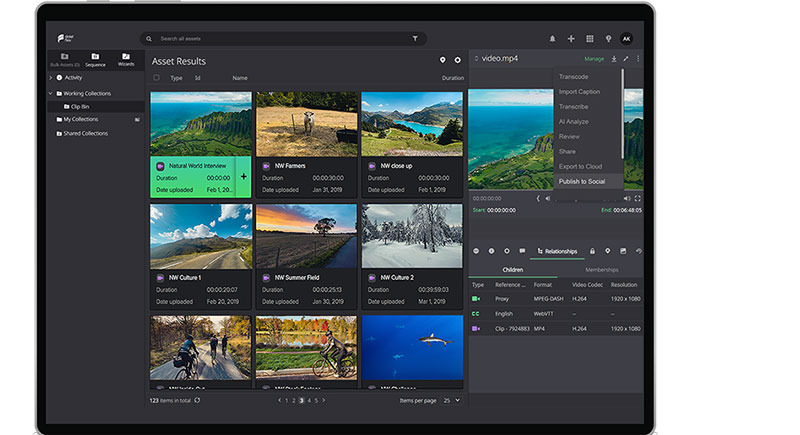 Dalet Flex packages laptop