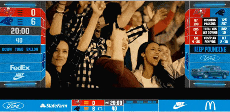 GV daktronics real time render camino