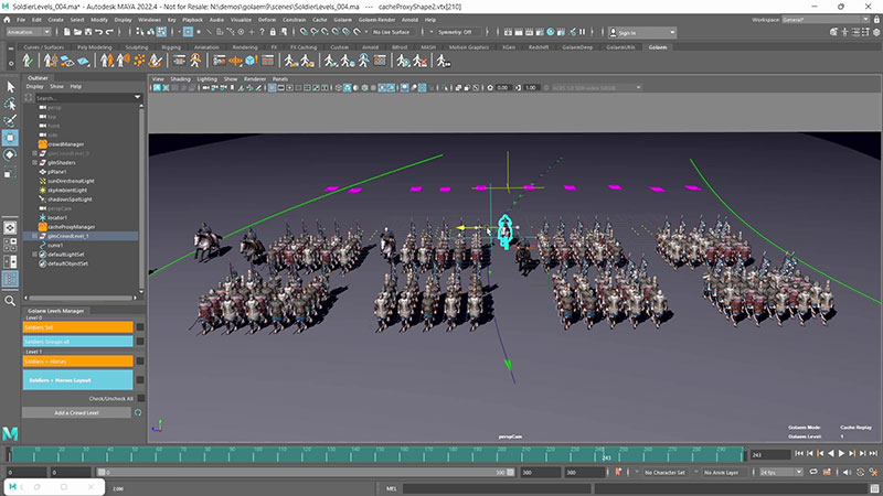 Golaem9 CrowdLevelsChanges