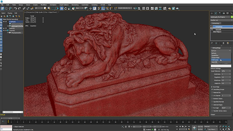 Autodesk 3dsMax 2025 Retopo