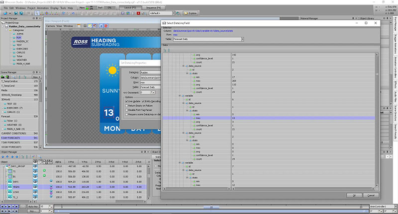 Ross Raiden XPression Datalinq