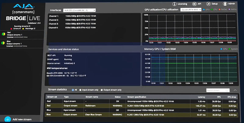 AJA singapore bridge live
