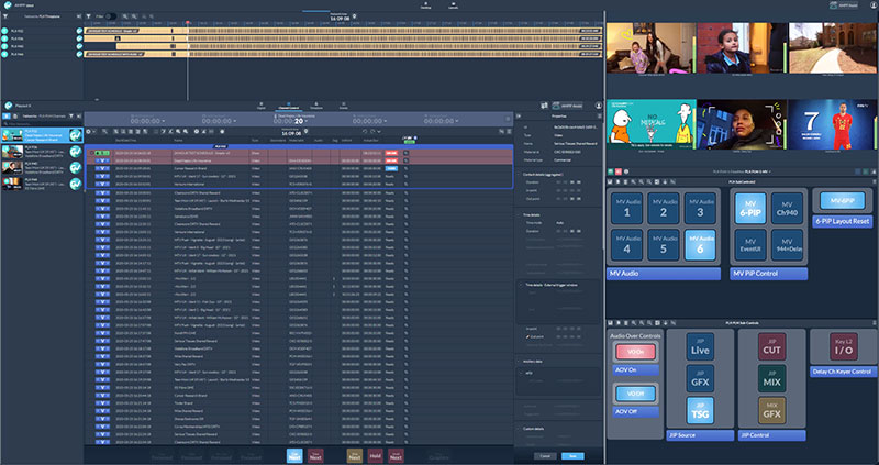 GV Playout X Channel Control UI