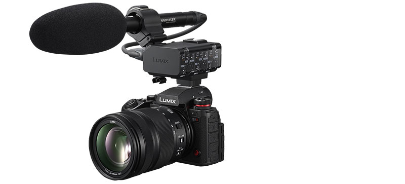 Panasonic S1II XLR2 microphone