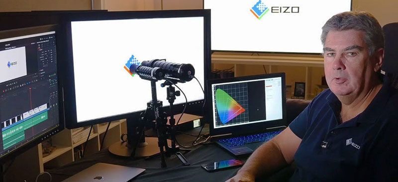 Videocraft Course on Post Production Colour and Calibration - Coming Soon Eizo Pointon calibration