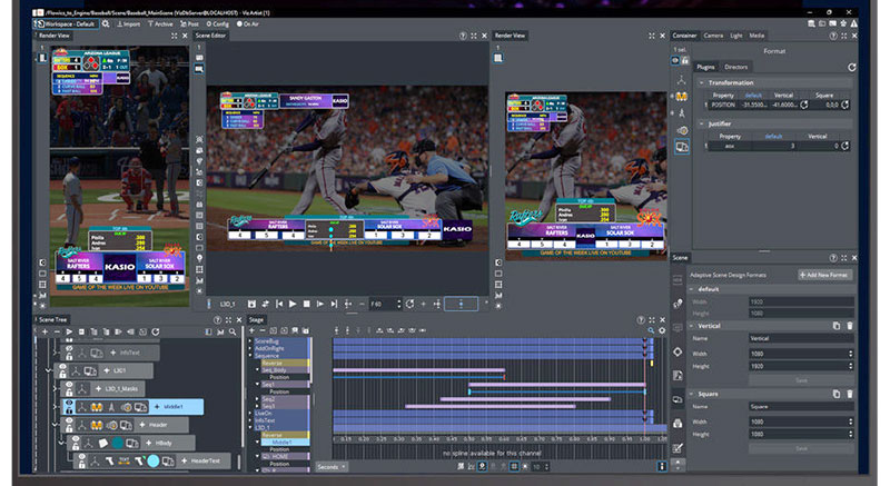 Viz Engine adaptive graphics