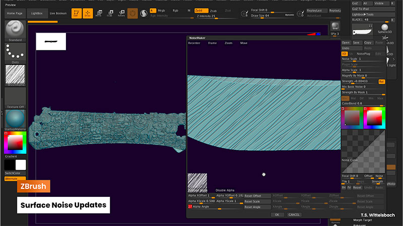 Maxon ZBrush SurfaceNoise2 Still1