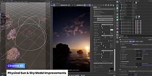 Maxon Cinema4D PhysicalSunSky Still0
